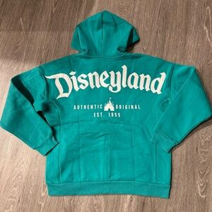 Disney Parks Disneyland Authentic Original Castle 1955 Zip up Hoodie NWT